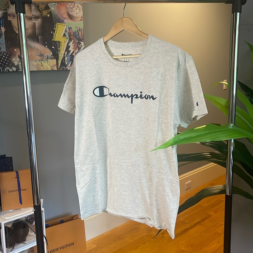 Size Men’s Large. Grey Champion T Shirt